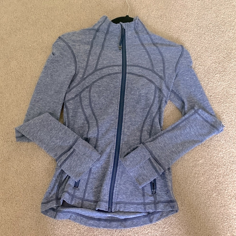 Lululemon define jacket size 2 blue 💙🦋